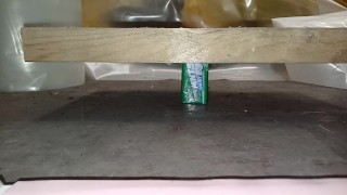 Mint Tin Jumped on Crushed Flat by my 89kg size 11 boots