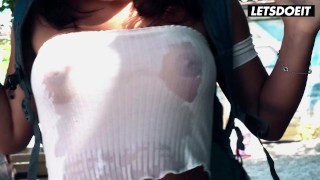 Lana Roy Explores Her Fantasies by Fucking the Gardener - HORNY HOSTEL