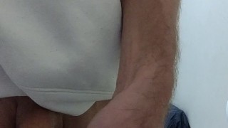 Stretching my foreskin soft dick