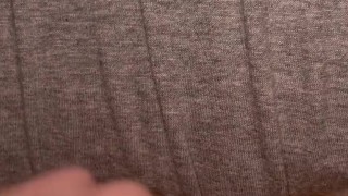 Wet pussy sounds and throbbing orgasm