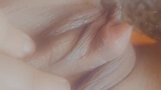 Pussy pump with big labia and clit