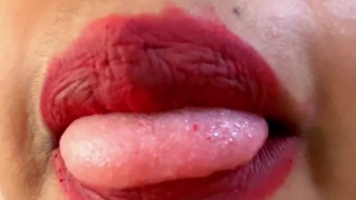 Beautiful ASMR Glory Hole Lips Hot Anippe Want Sucking Your Cock!