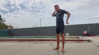 No cum, just a shrunken cold wet cock.