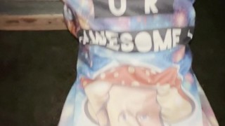 Mushroom Jesus spreading the word of the lord during the black night