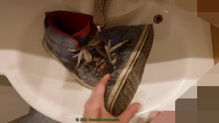 Cum and piss heavy used engelbert strauss s3 boots