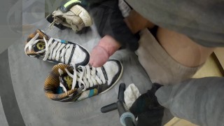 Fucking Adidas Hardcourt and NMD, jerking off on Osiris Bronx