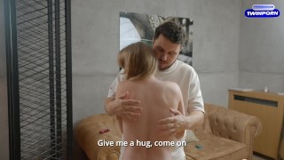 My friend's mum came to visit her son but I fucked her with my big cock and cum all over her mouth