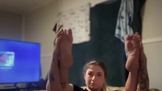 Fuck me with my legs behind my head Daddy/Mommy