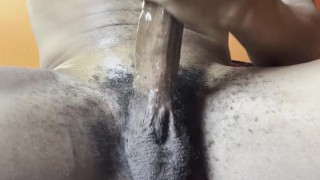 Oiled BBC Strokes and Cuts in Your Face