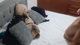 girls have sex at their stepfather's house.