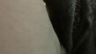 Close Up Front View Of Solo Anal