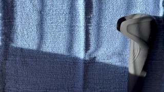 Cumming Hard With Satisfyer In Front Of Window