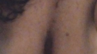 Fucking my girl from behind (tits view)