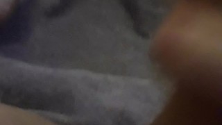 Masterbation with a 8" dildo