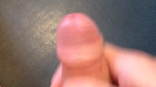 Stroking my Hard Cock until I Cum in a Big Cumshot