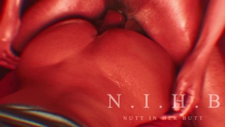 Bestfriend gets her butt stuffed after asking for a full body massage