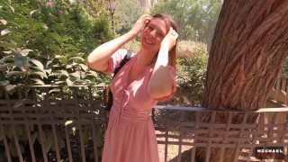 Tourist-Girl Thought She Wouldn't Have to Suck Dick for Photos!! Had to!