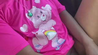 Playin in the car On my way! To work but then phone rings😒