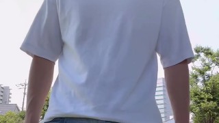 サンプル ジーパンから勃起状態でこんにちは⤴︎してきてからオナニーを開始し最後はフィニッシュ‼️