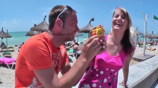 Horny Teen Goldi gETS fUCKED BY A stranger in Mallorca