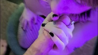 cat girl SLUT loves sucking COCK