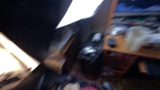 passionate and rough sex with dirty talk from first person with bright creampie in my sex doll