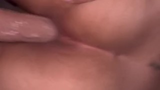 Super nice anal dildo inside my neighbor Frida's anus