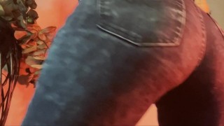 Just a peak of my BUBBLE BUT in Tight JEANS. You will crave for more!