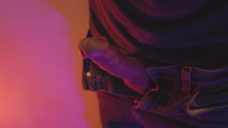 I jerk my dick and play with my Fleshlight toy and cum on a rubber mouth. TOY HANDJOB