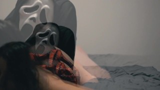 Latina Schoolgirl vs Ghostface - Latina with big ass gets fucked my Ghostface - Full Sextape