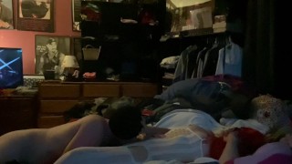 Pt2: White Slayer keeps robber occupied with her amazing skills