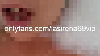 Close Up Of LaSirena's Wet Tight Pussy