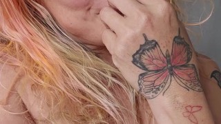 SOLO LATINA FEMALE, SEXY TOYS,HIGH BOOTS,HAPPINESS,EXCITED,BLONDE HAIR