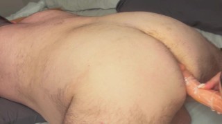 Pegging my SUBMISSIVE Boyfriend deep and long!