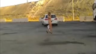 Pornsonick Me exhibo desnuda para los camioneros