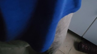 Naughty piss in the bowl