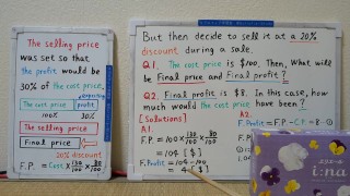 Selling price, purchase price, list price and discounted price[JapanMath](Big)