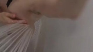 Spicy Hot Shower Straight Edge Sexy Teaseing Flirt Dangling Close Up Cock Twink Shorties