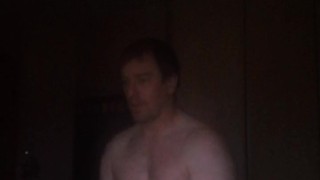 LongJohn0Hara fucking a mini lotus blossom fleshlight while watching porn