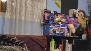 Tired ebony shows phat ass in bodysuit