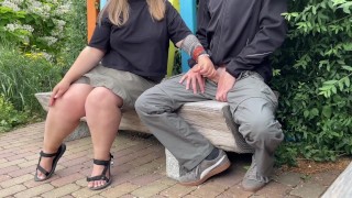 Risk of being seen in a public park