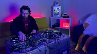 Having fun on the sofa