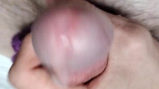 I masturbate my stinky dick with panties of a friend