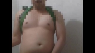 bathroom wanking playtime x wank with me x