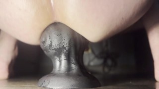 4K!! Was feeling adventurous to try and HILT my 11" Knotted Siilcone BBC toy!