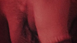 Attention for daddy... Hand and foot job by his BBW Chubby goth girl