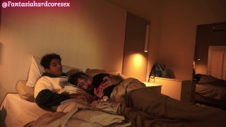 con mi hermanastro hacemos un acuerdo curioso y termino haciendole una buena mamada