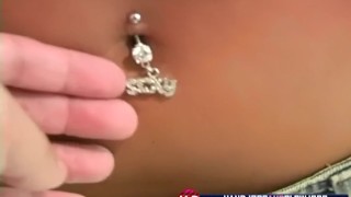 Busty blonde POV teen gives a handjob