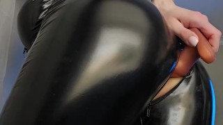 This catsuit holds it in nice and tight, but I wish it fit better.