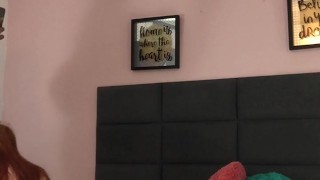 I give my lover's cock a delicious blowjob and he fills me with milk